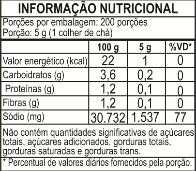 TEMPERO CASEIRO 1kg